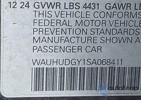 2025 Audi A3 Premium Plus 40 Tfsi Quattro S Tronic from USA, damaged, VIN WAUHUDGY1SA068411
